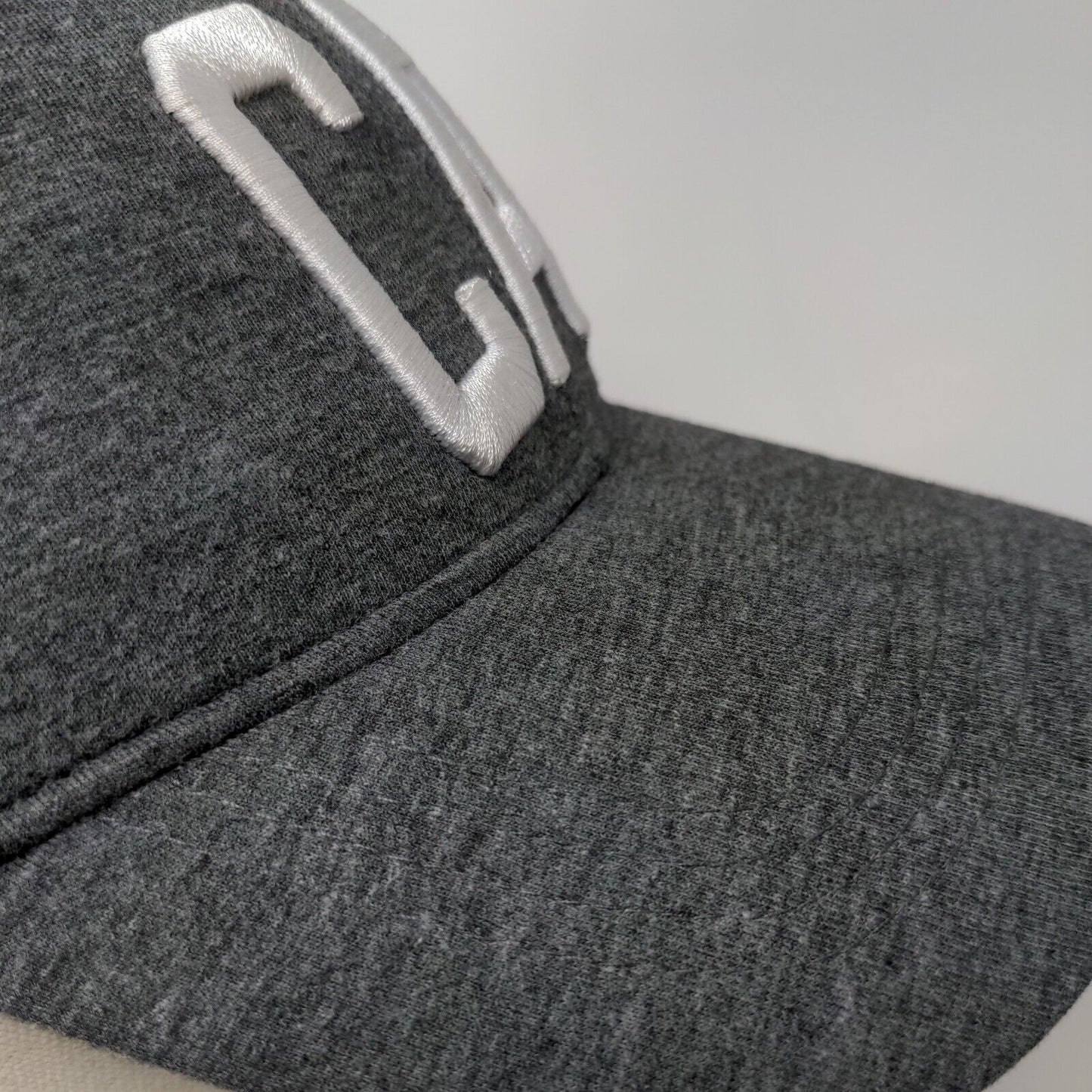 CA California Slideback Hat Gray OSFM Embroidered 6 Panel Home Free
