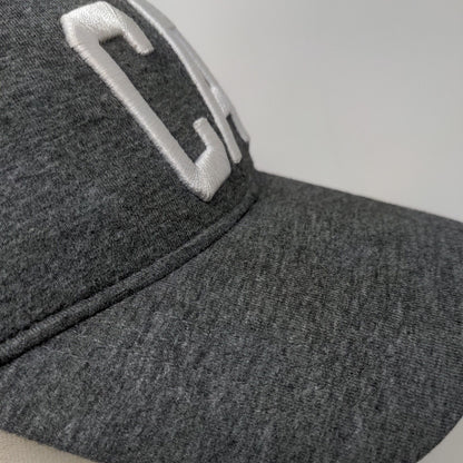 CA California Slideback Hat Gray OSFM Embroidered 6 Panel Home Free
