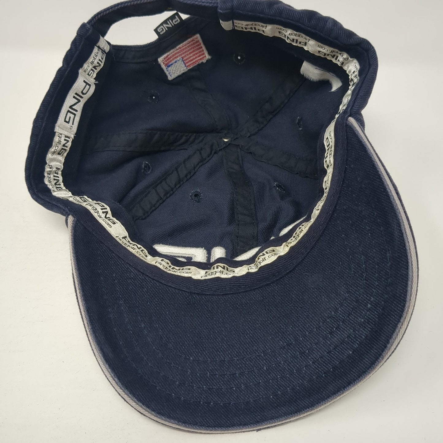 Ping Slideback Baseball Cap Blue One Size Adjustable Embroidered 6 Panel