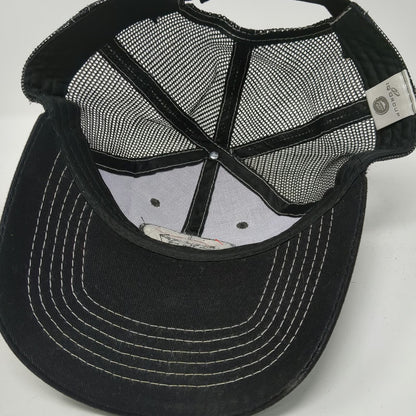 IQ Group Pizza Hut Black One Size Baseball Cap Hat Mesh Strapback Patch Stitch