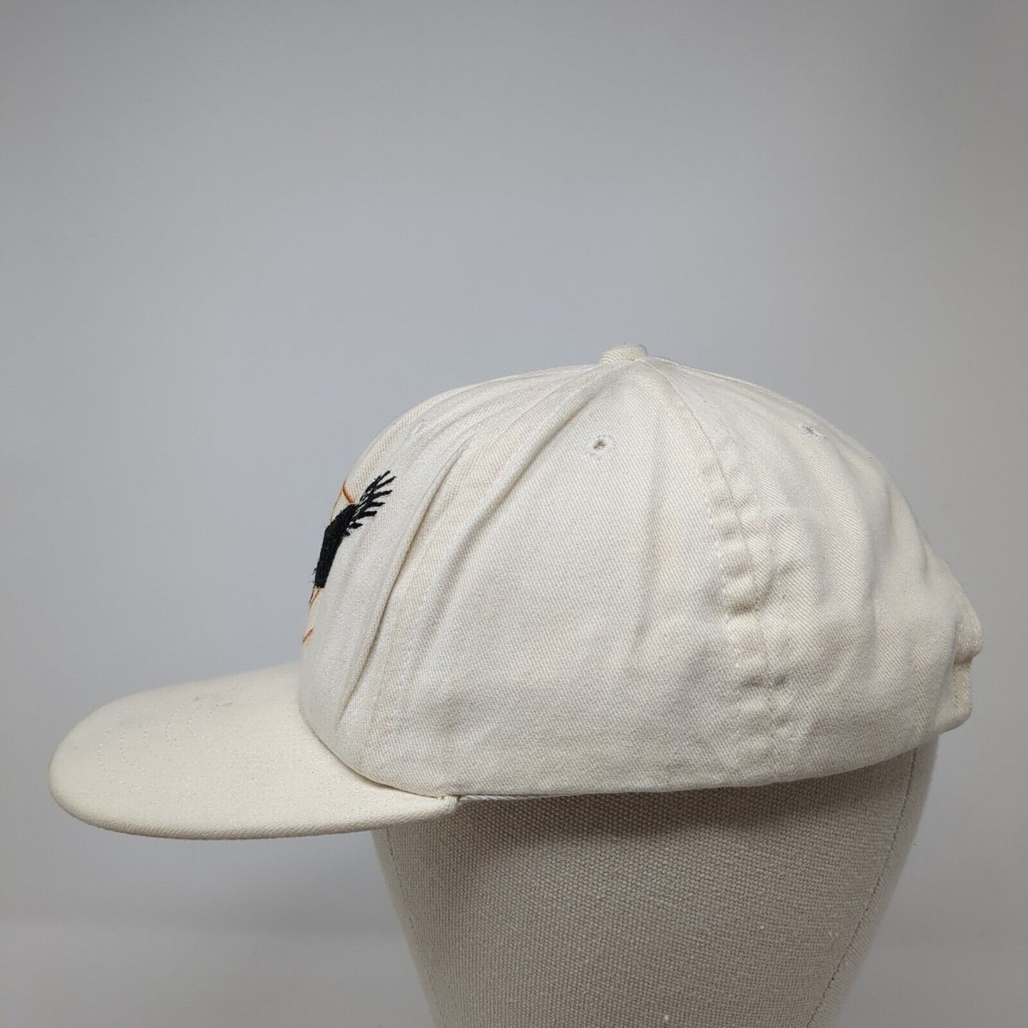 CSI Eagles Strapback Hat Tan One Size Embroidered 6 Panel Colorado Cap