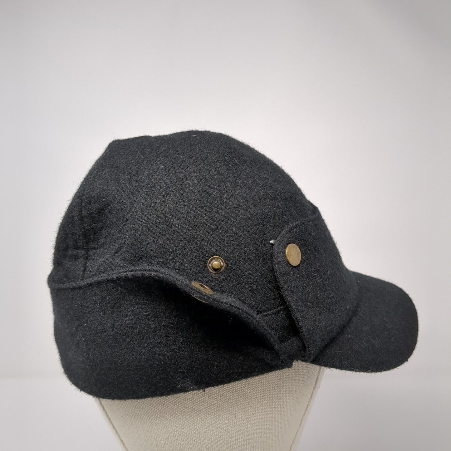 Jessica Simpson Fitted Hat Black One Size Ear Flap Solid Blank Outdoor