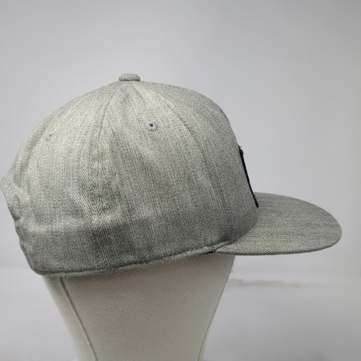 Yupoong Snapback Gray One Size Hat Boart Longyear Patch Flat Brim Flexfit Tech