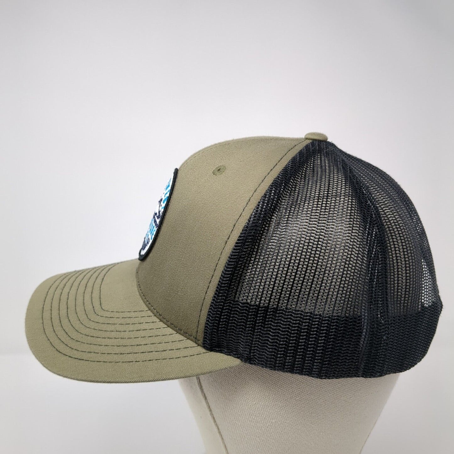 Northwest Adventure Awaits Patch Snapback Trucker Hat Brown One Size