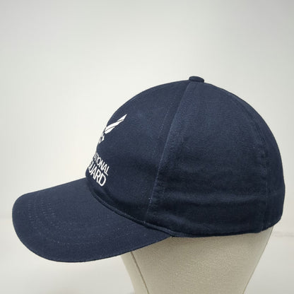 Air National Guard Blue Baseball Cap One Size Fitted Made in USA GoANG Logo Hat