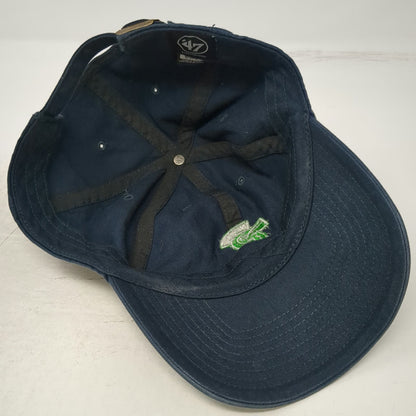 '47 Baseball Cap Blue One Size New Trier Trevians Logo Slideback Cotton Hat