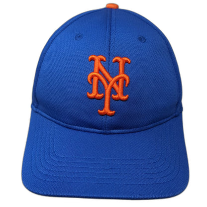 New York Mets MLB OC Sports Baseball Cap Blue One Size Mesh Strapback Hat Curved