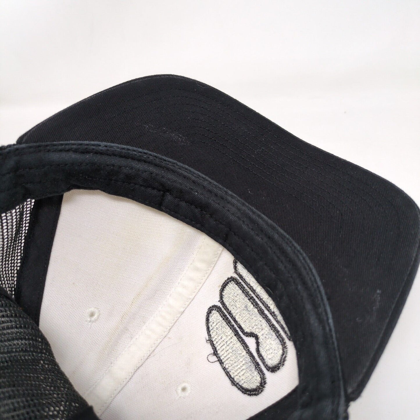 Richardson Snapback Mesh Back Trucker Hat Black One Size Colorblock