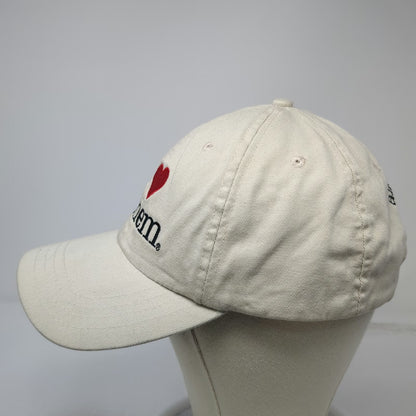 Alternative Apparel Baseball Cap Beige One Size I Heart Anthem USA Cotton Hat