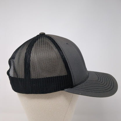 CWI Snapback Mesh Back Trucker Hat Gray One Size Adjustable Richardson