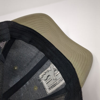 Hawktech Fitted Mesh Back Trucker Hat Brown L/XL Colorblock Richardson