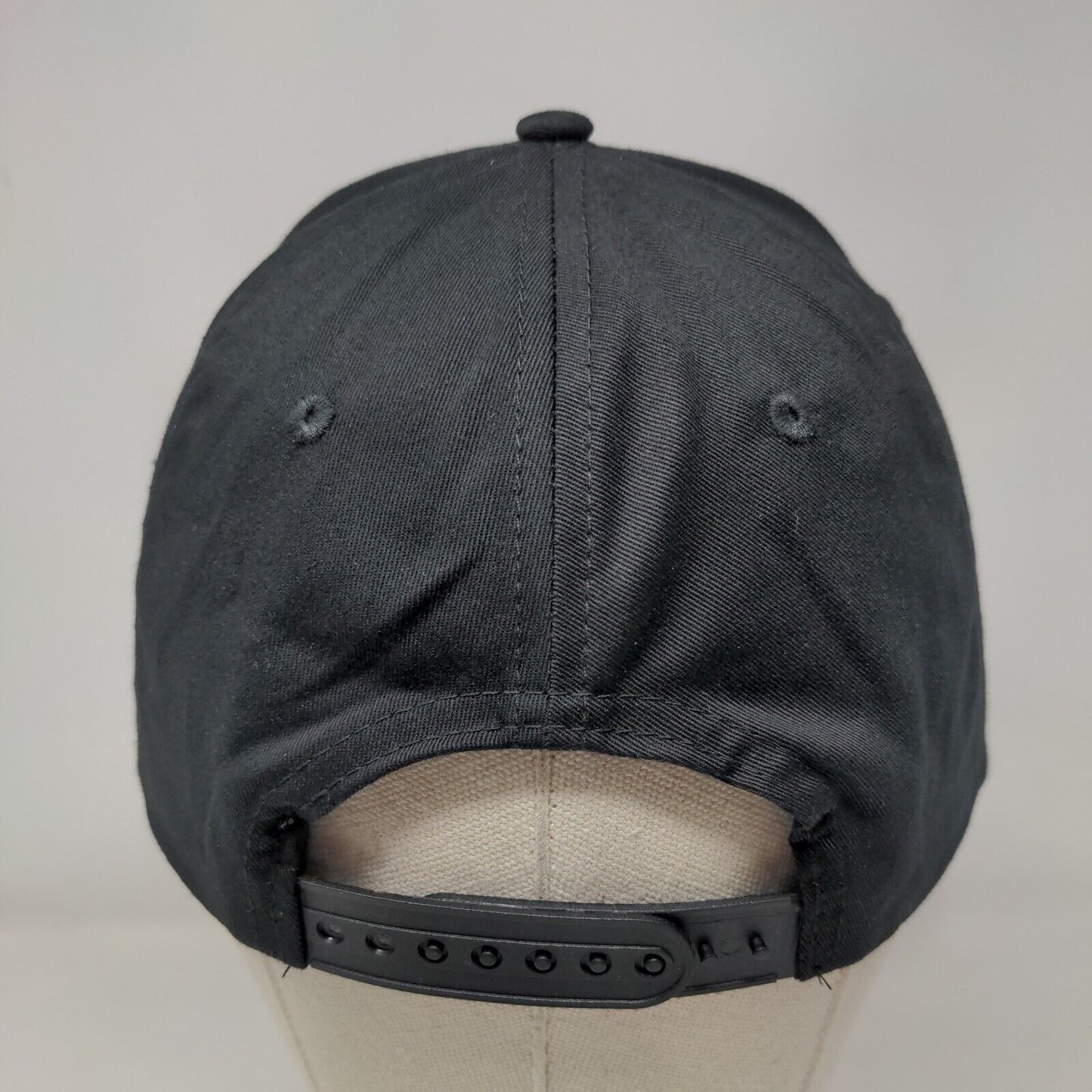 Life Surge Snapback Hat Black One Size Adjustable Embroidered 6 Panel