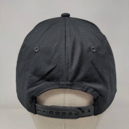 Life Surge Snapback Hat Black One Size Adjustable Embroidered 6 Panel