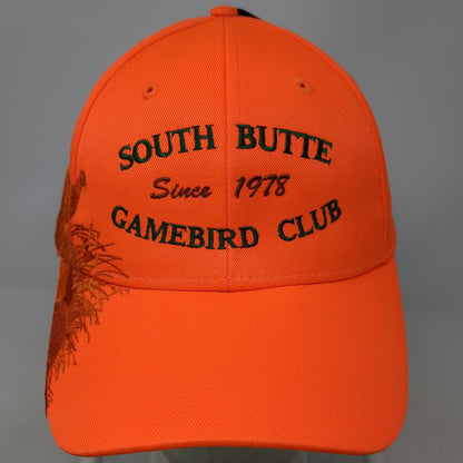 DRI DUCK South Butte Gamebird Club Orange Baseball Cap One Size Pheasant Hat