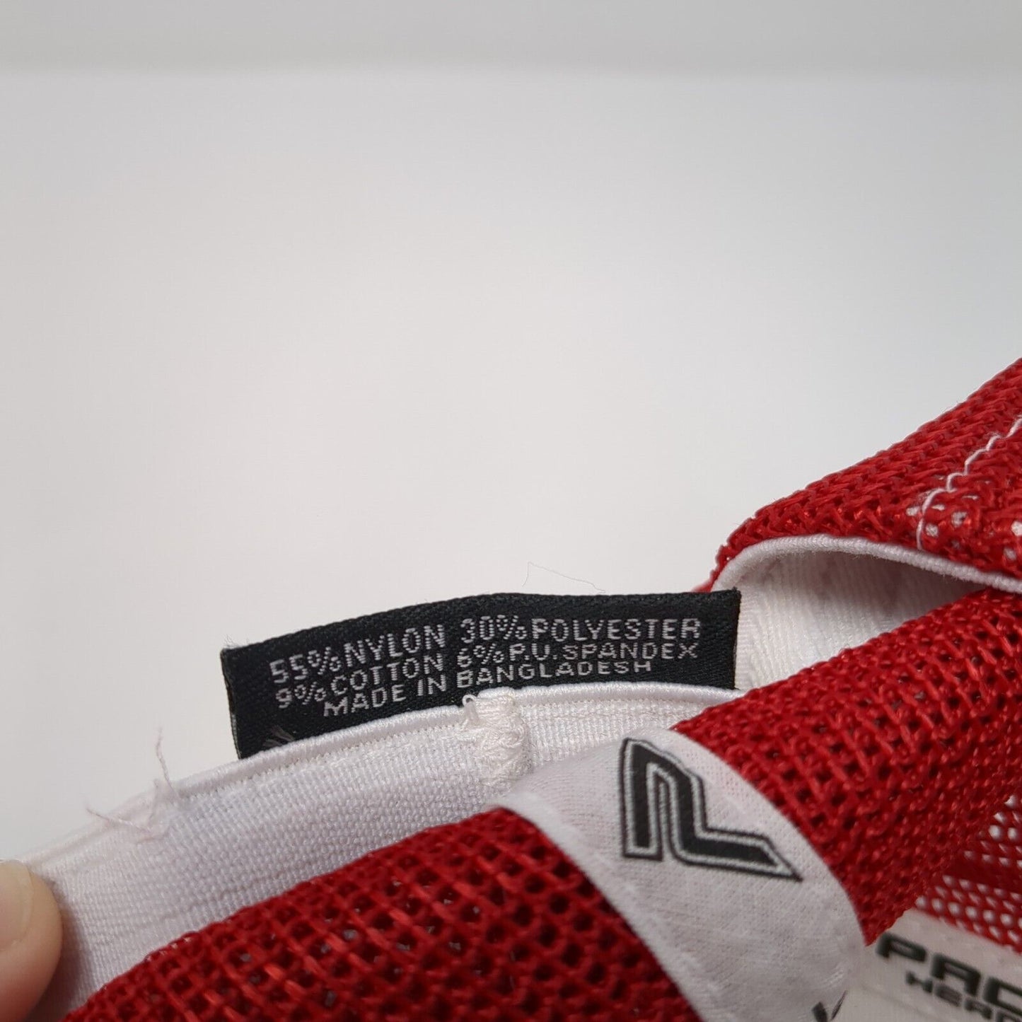 Idaho Fitted Mesh Back Trucker Hat Red 6 7/8-7 3/8 Pacific Headwear