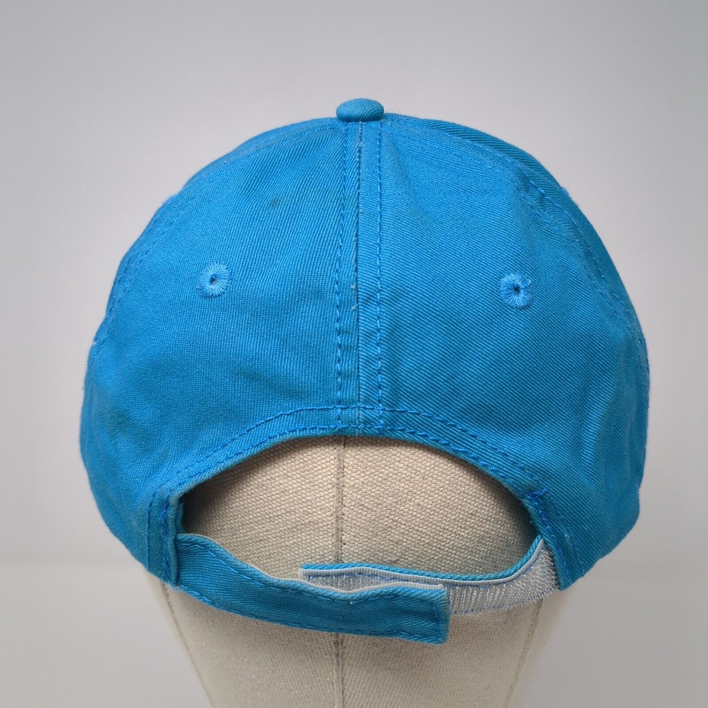 USPA Strapback Baseball Cap Blue One Size Adjustable Embroidered US Polo Assn.
