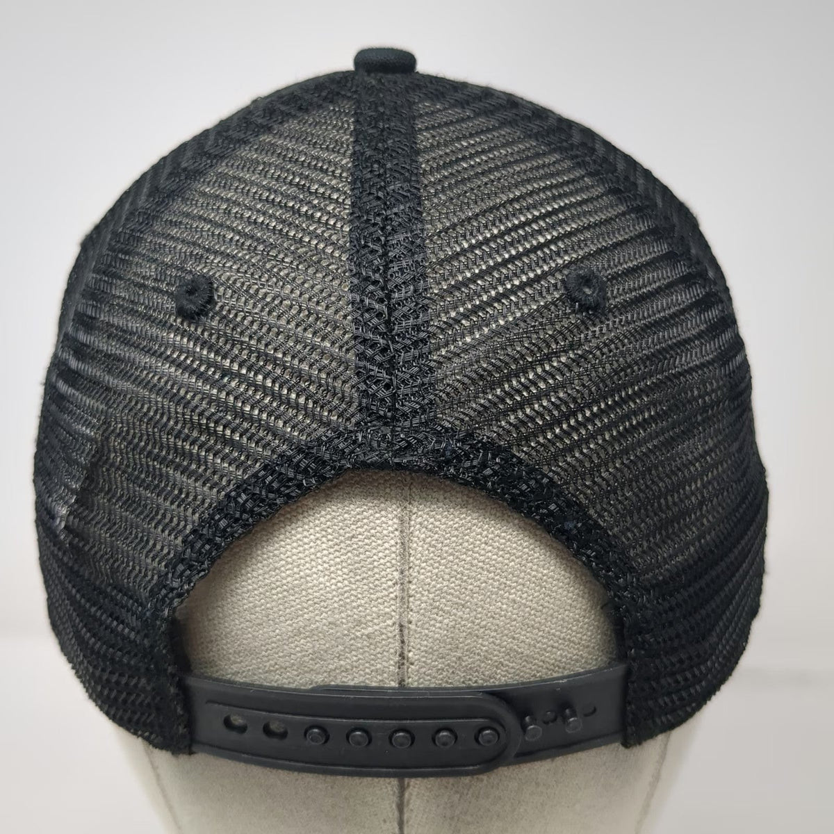 Carhartt Trucker Hat Black One Size Wild Plum Events Mesh Back Snapback