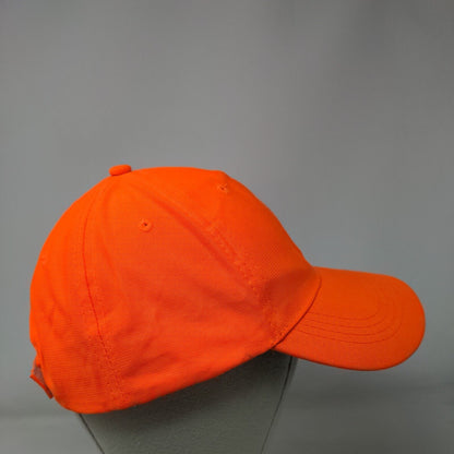 Paramount Outdoors Strapback Hat Orange OSFM Adjustable Blank 6 Panel