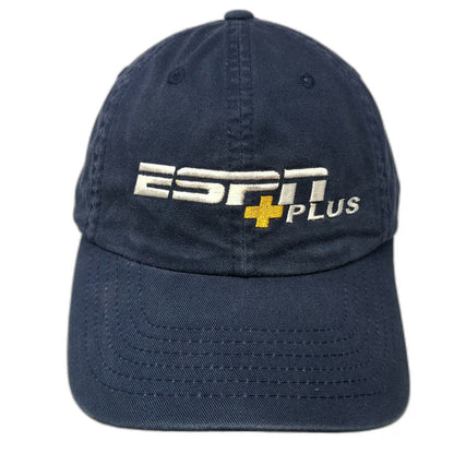 NYH Baseball Cap Blue One Size ESPN+ Embroidered Logo Adjustable Slideback Hat