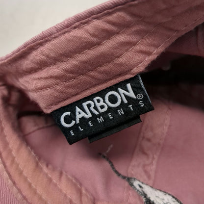 Carbon Elements Baseball Cap Pink One Size Narwhal Embroidered Slideback Hat