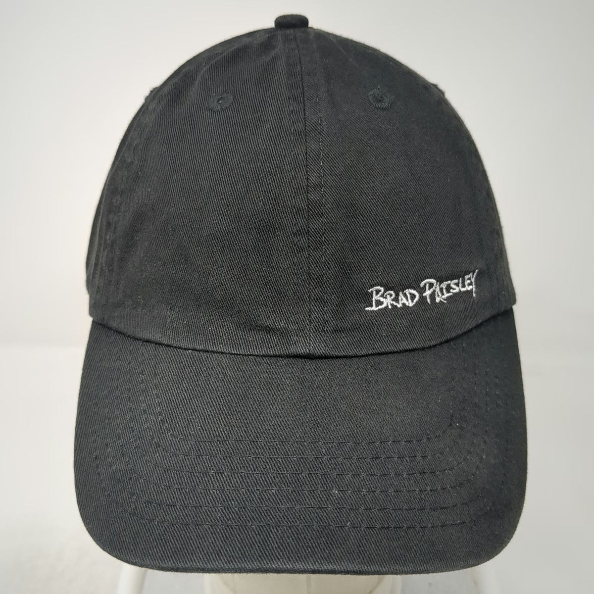 Brad Paisley Black Baseball Cap One Size Hat Cotton Slideback Country Music