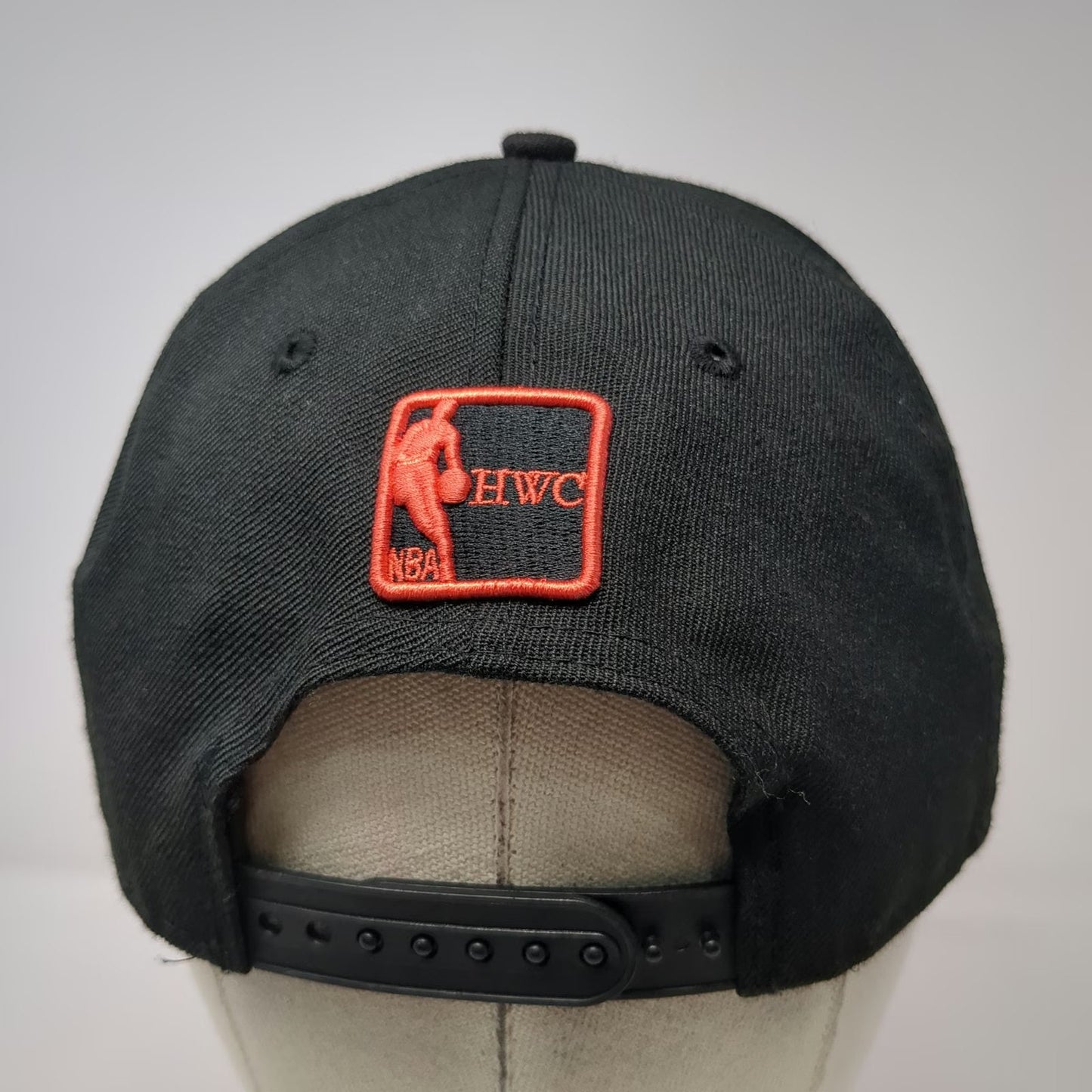 New Era Portland Trail Blazers NBA Black Snapback Hat OSFM Red Wool HWC 9FIFTY