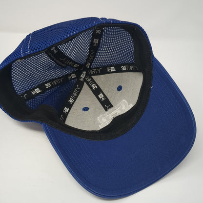 Blue Warriors Fitted Trucker Hat Blue One Size Embroidered Mesh Back New Era