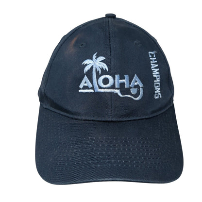 Aloha Champions Warriors Strapback Hat Blue One Size Adjustable Port & Company