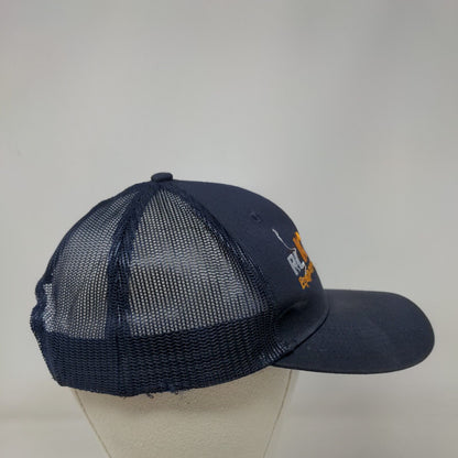PL Kemerly Equipment LLC Avilla IN Snapback Trucker Hat Blue One Size Mesh Back
