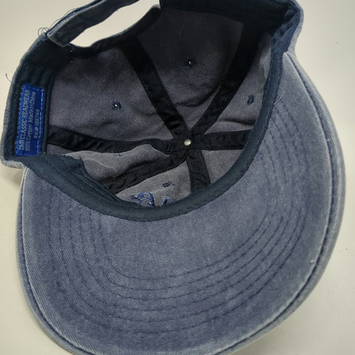 DMR Classic Headwear Baseball Cap Blue One Size Tampa Florida Palm Tree Hat