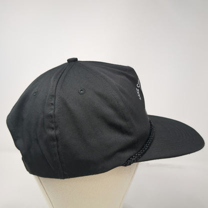 Black One Size 5 Panel Snapback Hat Lake City Truck Parts Ontario Oregon Rope