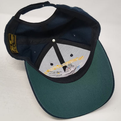 The Corps Blue USS Dwight D Eisenhower CVN 69 Scrambled Eggs Baseball Cap Hat OS
