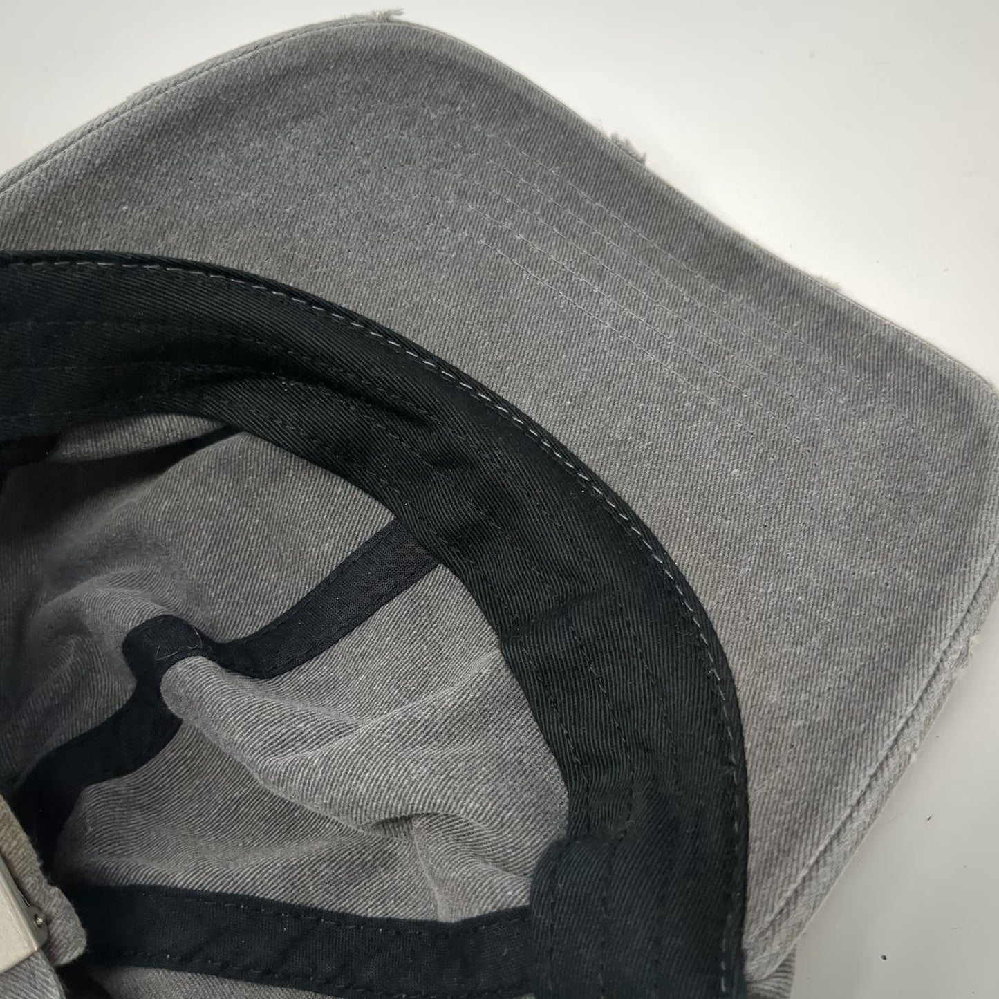 Harley-Davidson Gray Baseball Cap One Size Shield Patch Slideback Adjustable Hat