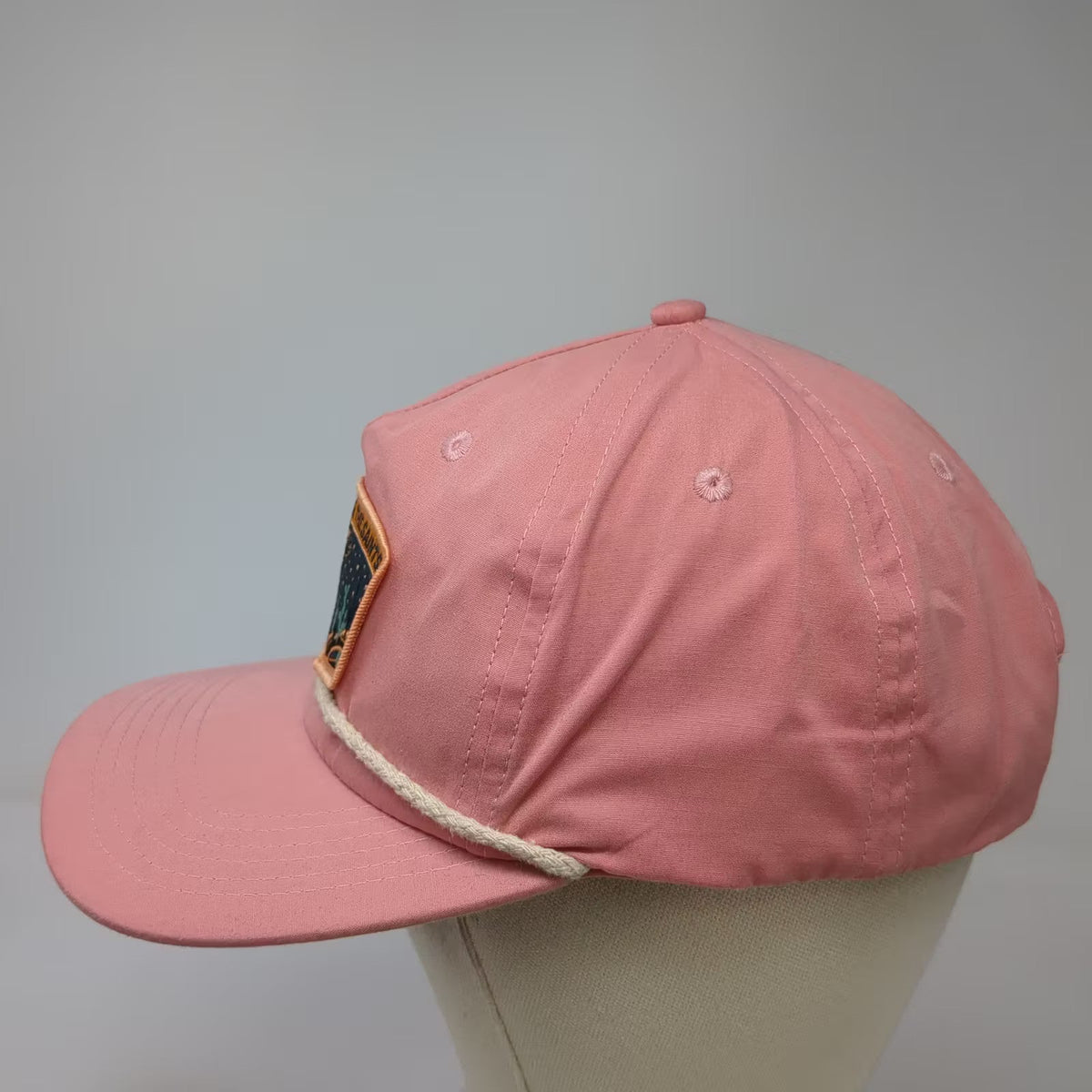 Shane Smith & The Saints Pink Trucker Rope Hat Snapback OS Bigfoot UFO Patch