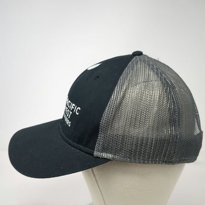 OTTO Trucker Hat Black One Size Mesh Snapback Pacific West Builders Embroidery