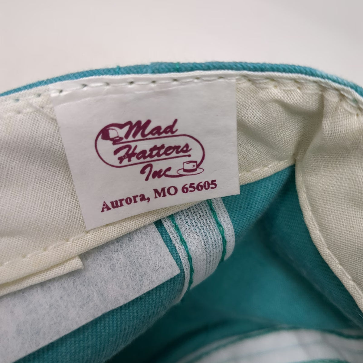Mad Hatters Inc. Baseball Cap Green One Size Prime Inc Springfield MO Suede Brim
