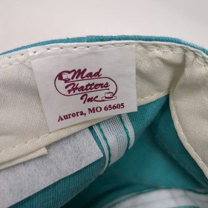 Mad Hatters Inc. Baseball Cap Green One Size Prime Inc Springfield MO Suede Brim