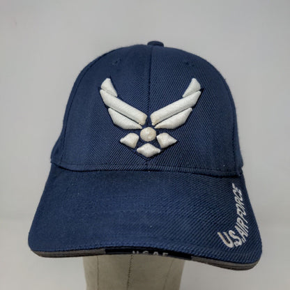 Rapid Dominance Men's Strapback Hat Blue OSFA Embroidered Big Air Force Logo