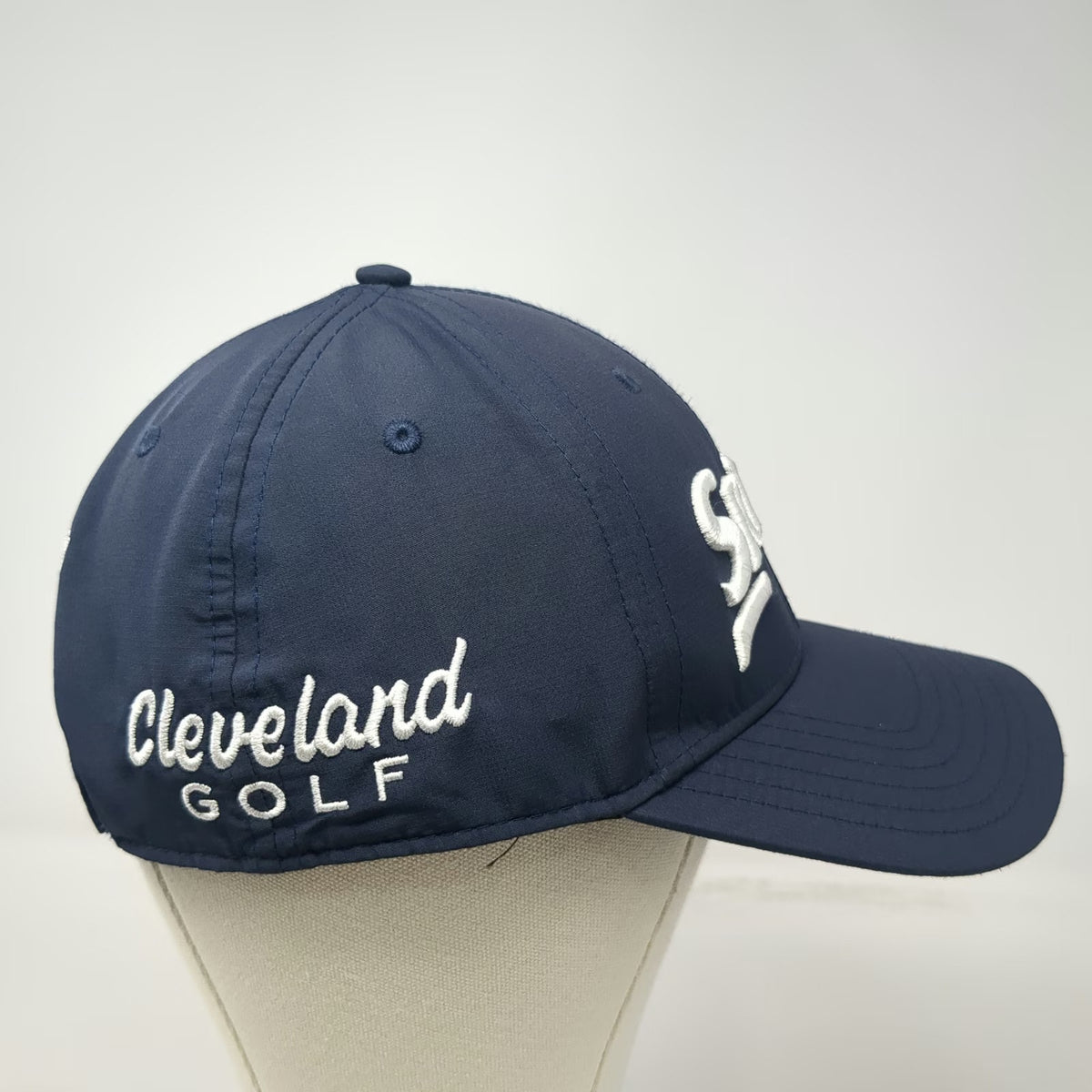 Srixon Baseball Cap Blue One Size Cleveland Golf Slideback Embroidered Hat Golf