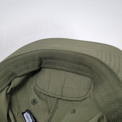 Bass Pro Shops 5 Panel Green One Size Snapback Rope Hat Embroidered Patch Fish