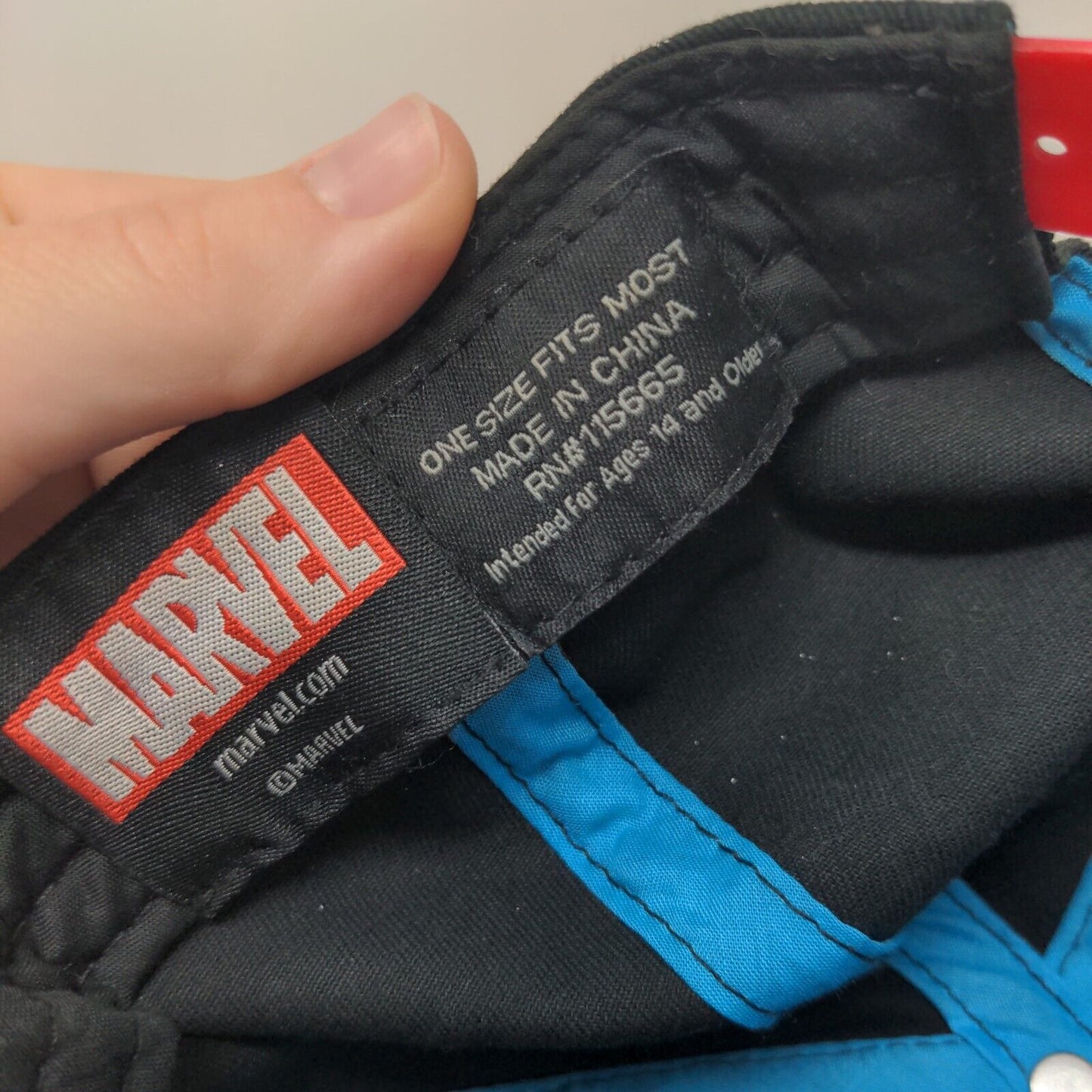 Spiderman Snapback Hat Multicolor OSFM Adjustable Marvel 6 Panel