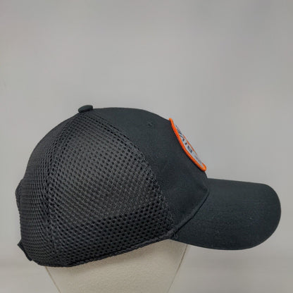 Riverhawk Industrial Supply Strapback Trucker Hat Black OSFM Mesh Outdoor Cap