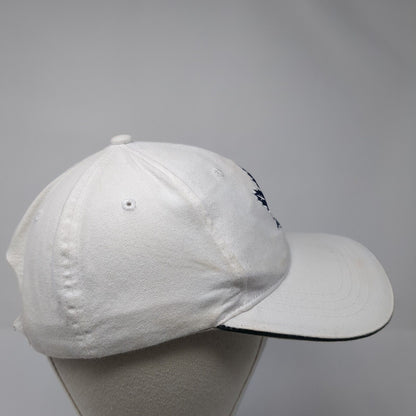 Cap America Strapback Hat White One Size Cap America Embroidered Logo