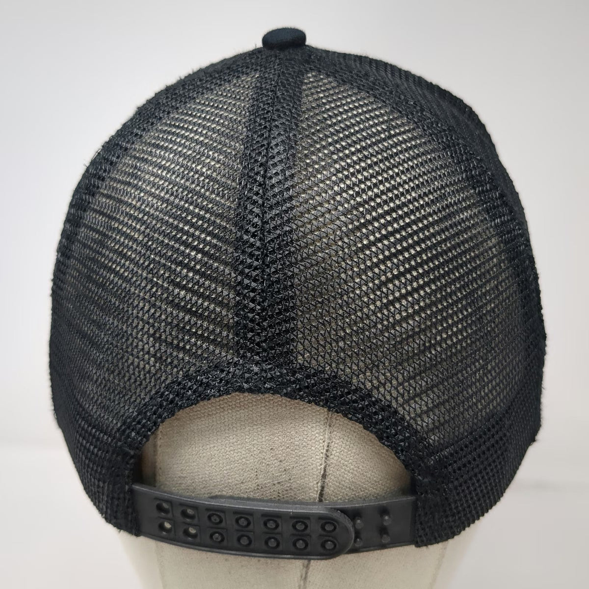 Cobra Trucker Hat Black One Size STACYC Logo Mesh Snapback Rope Brim Electric