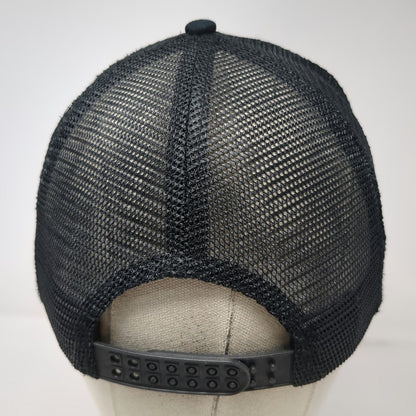 Cobra Trucker Hat Black One Size STACYC Logo Mesh Snapback Rope Brim Electric