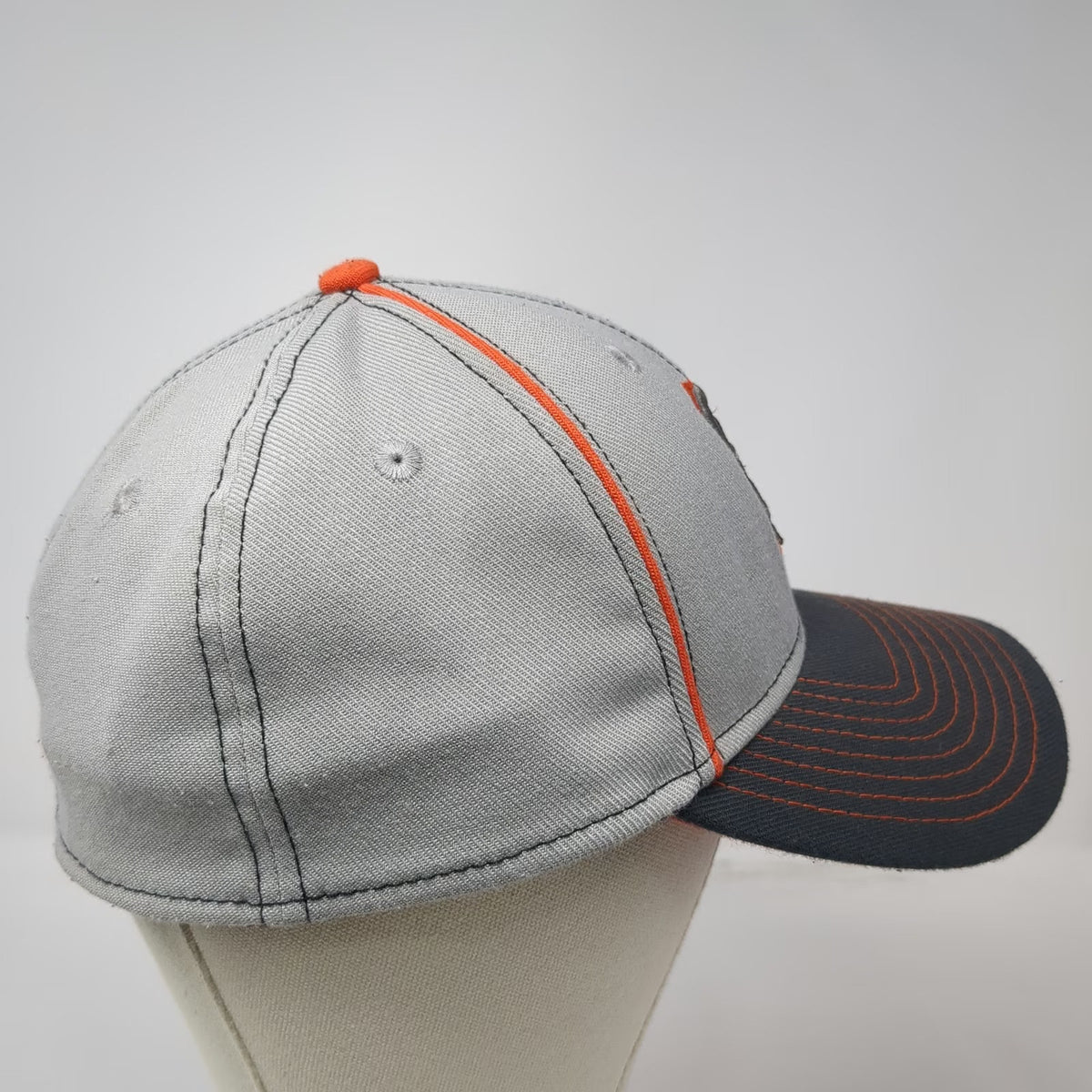 New Era MLB San Francisco Giants Baseball Cap Gray M 39THIRTY Stretch Fit Hat