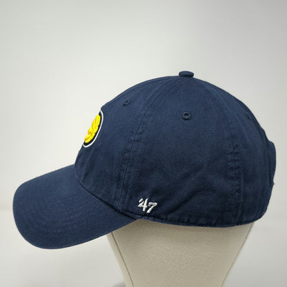 '47 Indiana Pacers NBA Blue OSFM Cap Hat Draft Kings Logo Strapback Embroidered