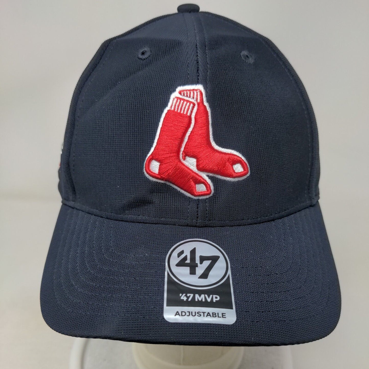 Boston Red Sox Strapback Hat Blue OSFA Embroidered Logo '47 Brand MLB