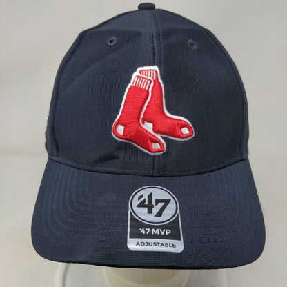 Boston Red Sox Strapback Hat Blue OSFA Embroidered Logo '47 Brand MLB