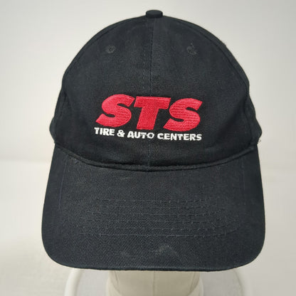 Apollo USA Baseball Cap Black One Size STS Tire & Auto Centers Strapback Hat